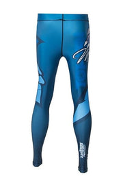Compression Training TOP TEN Pant - Blue 'Mohican'