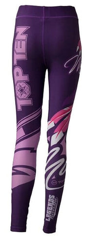 Compression Training TOP TEN Pant - Purple 'Mohican'