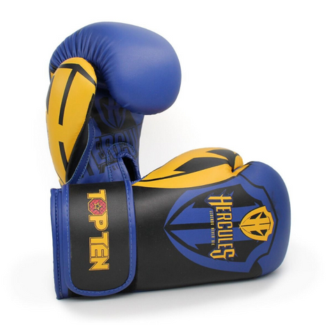 Boxing Gloves TOP TEN 'Hercules' - Blue/Yellow