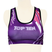 Sports Bra TOP TEN - Purple 'Mohicans'