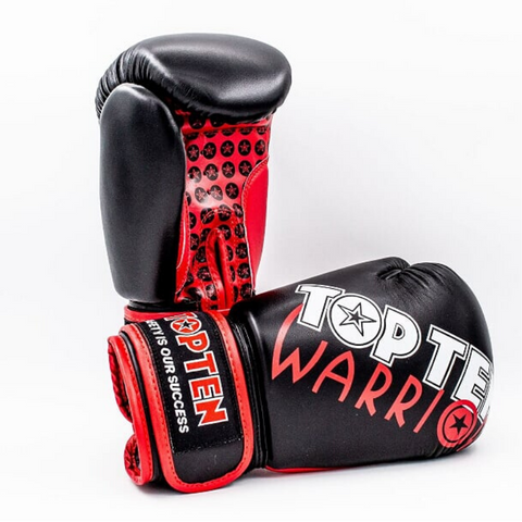 Boxing Gloves TOP TEN 'Warrior' Black